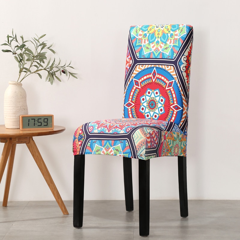 Elastic Printed Chair Cover