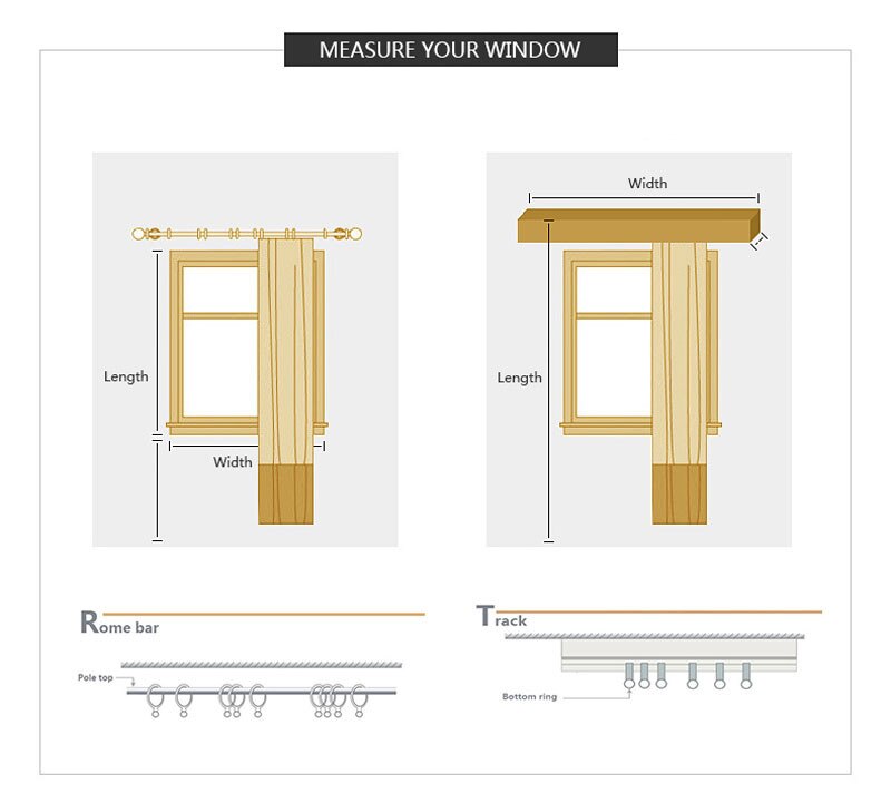 White Curtains for Living Room