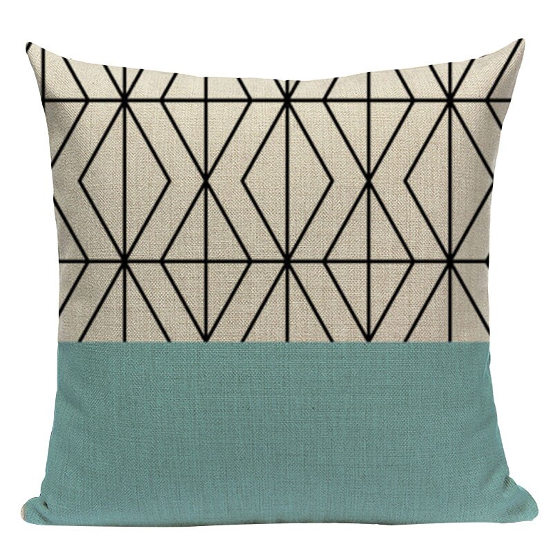 Nordic geometric Animals cushion cover