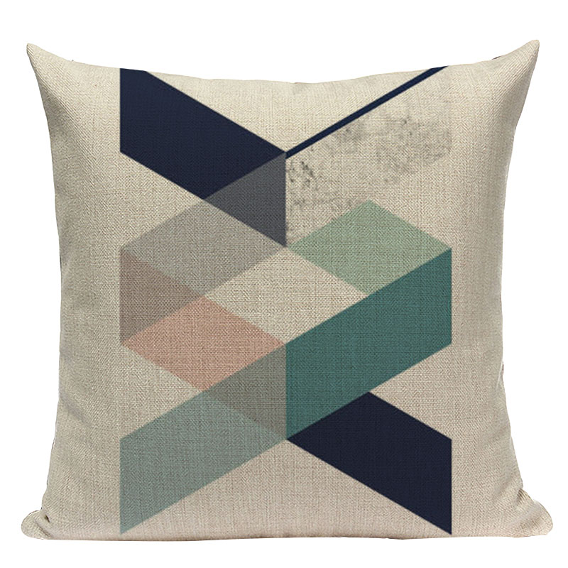 Nordic geometric Animals cushion cover