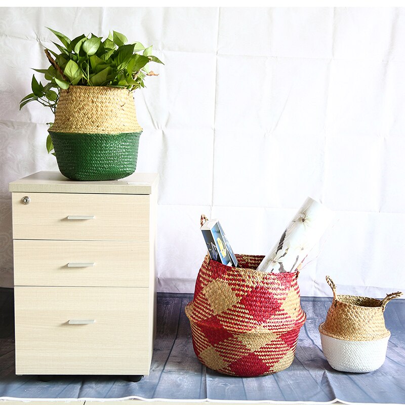 Natural Rattan Basket for Gardening