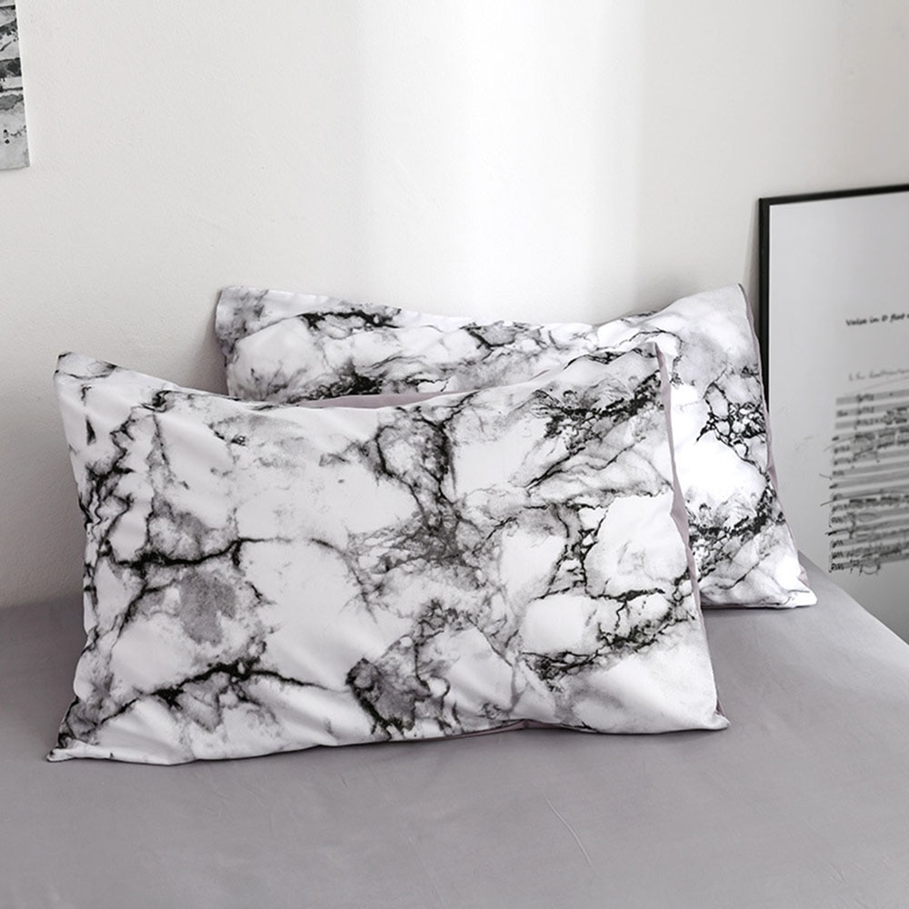 Bedding with Marble Texture