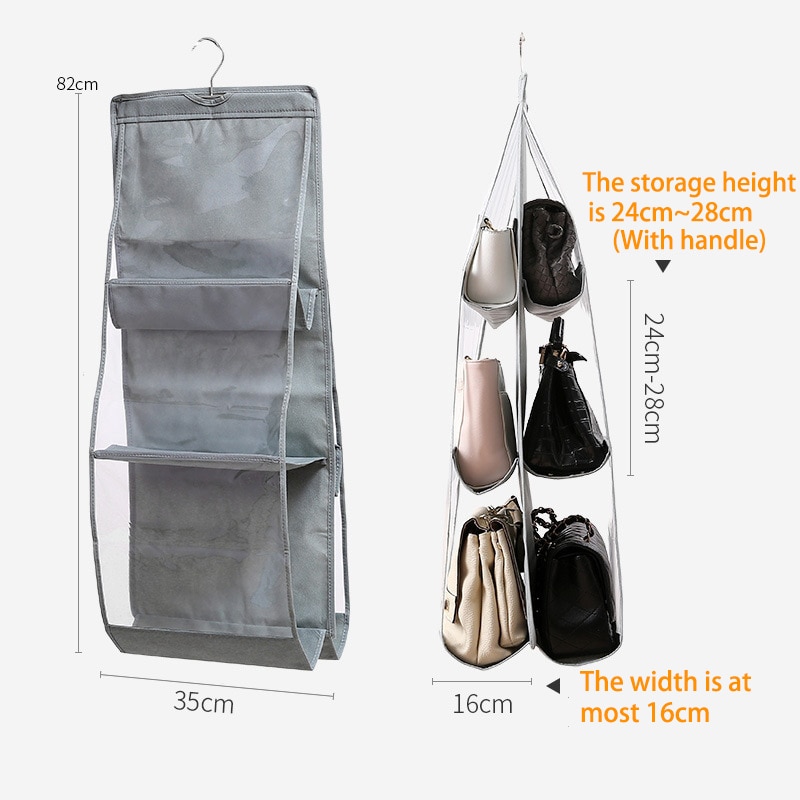 Six Pocket Hanging Organizer Bag