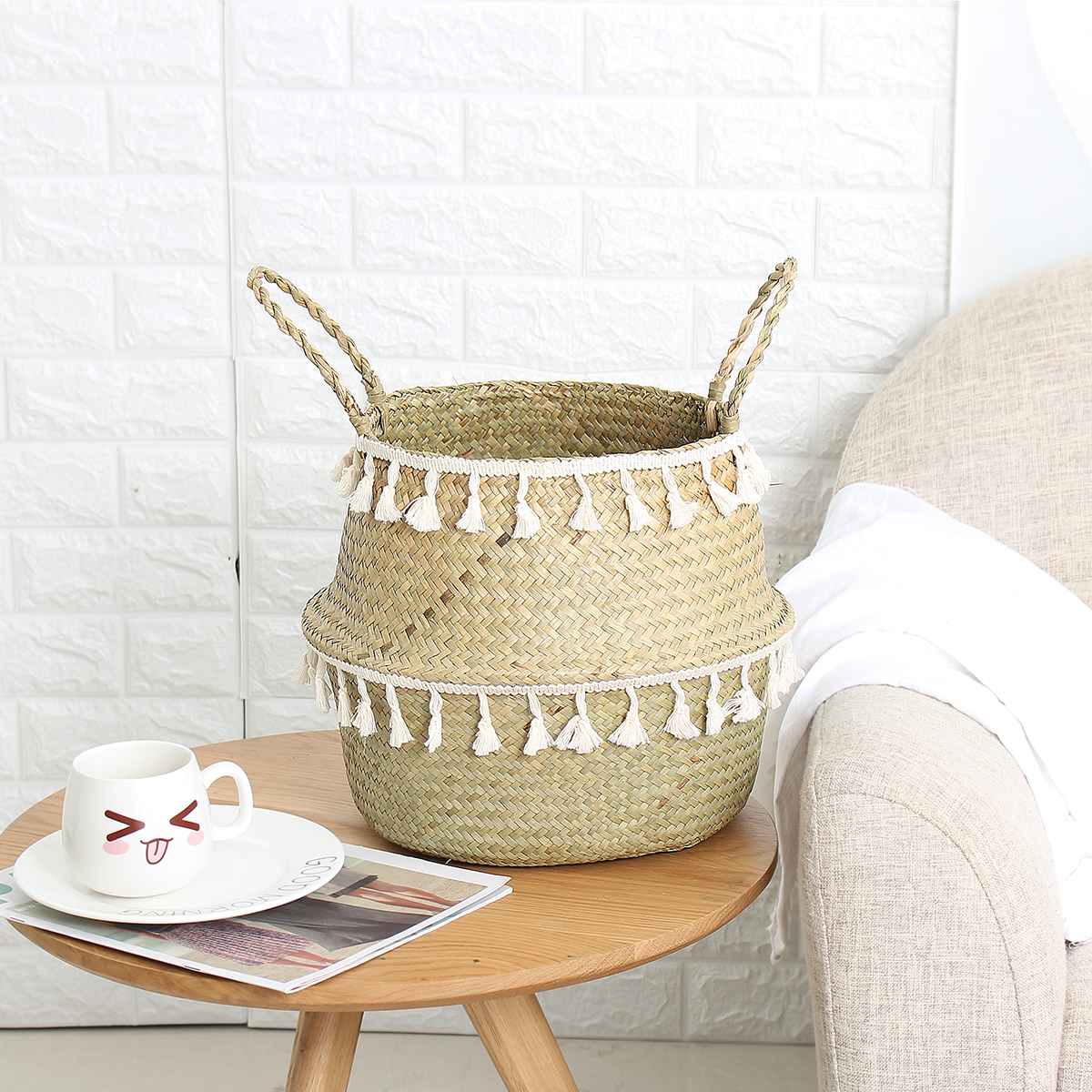 Handmade Seagrass Storage Baskets