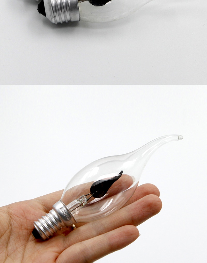 Flickering Flame Style LED Candle Bulb