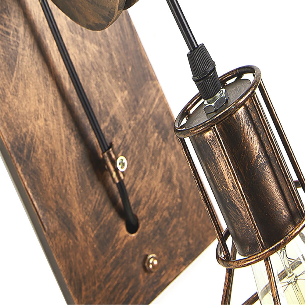 Retro Pulley Style Wall Lamp