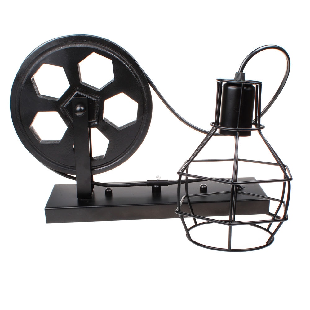 Retro Pulley Style Wall Lamp