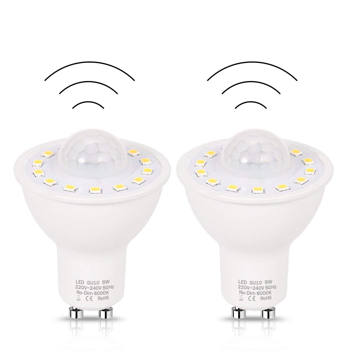 GU10 LED Bulbs with Motion Sensor