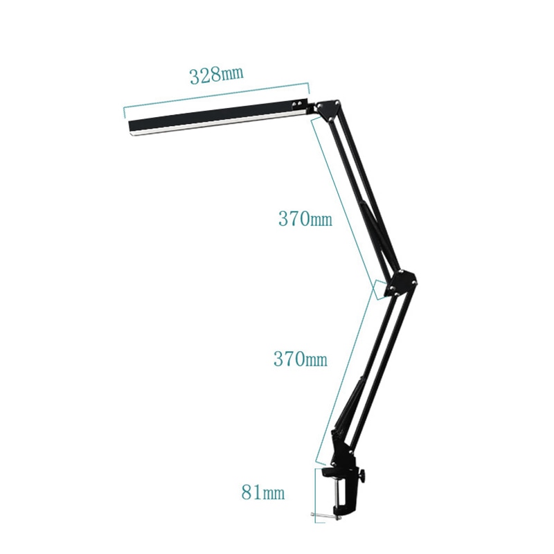 Folding Metal USB LED Desk Lamp