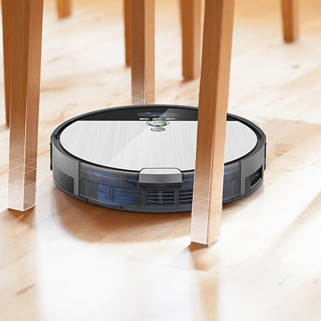 LCD Screen Smart Robot Vacuum Cleaner