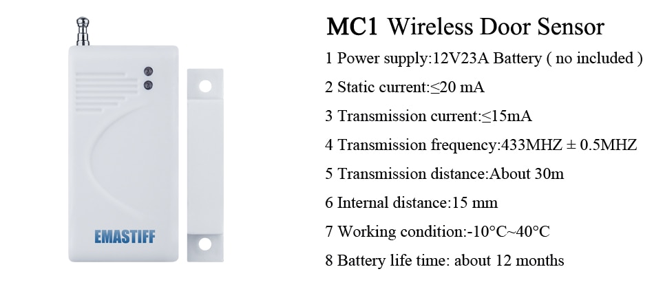 IOS Android APP Wired Wireless Home Security System