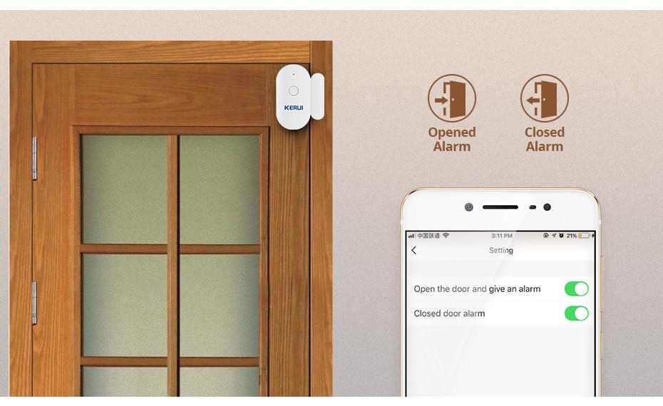 Window and Door Sensor For Home Wireless Alarm System