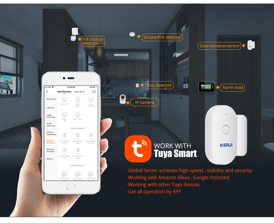 Window and Door Sensor For Home Wireless Alarm System