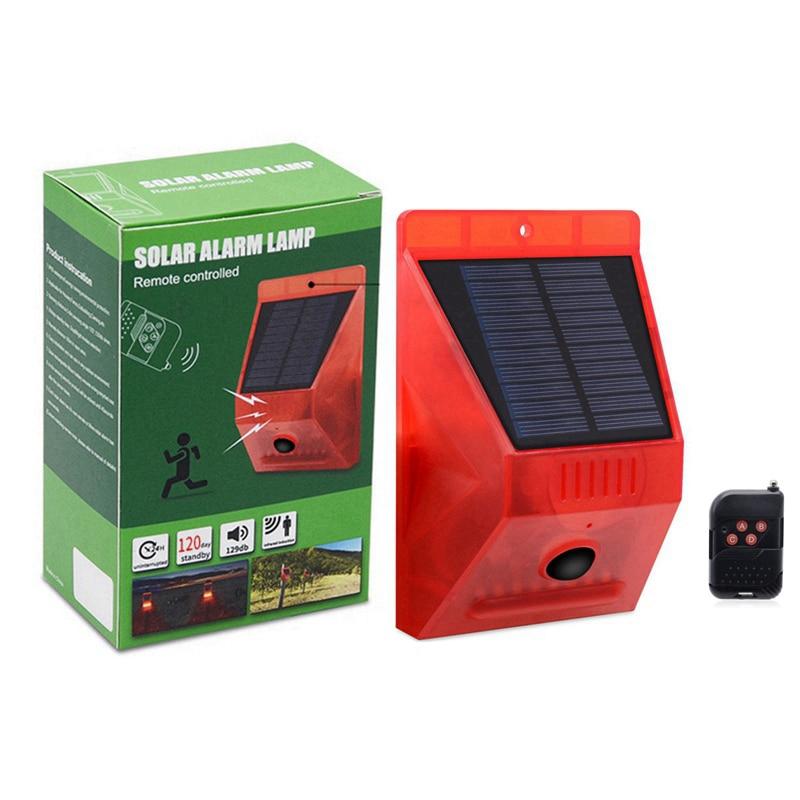 Solar Remote Control Alarm Siren