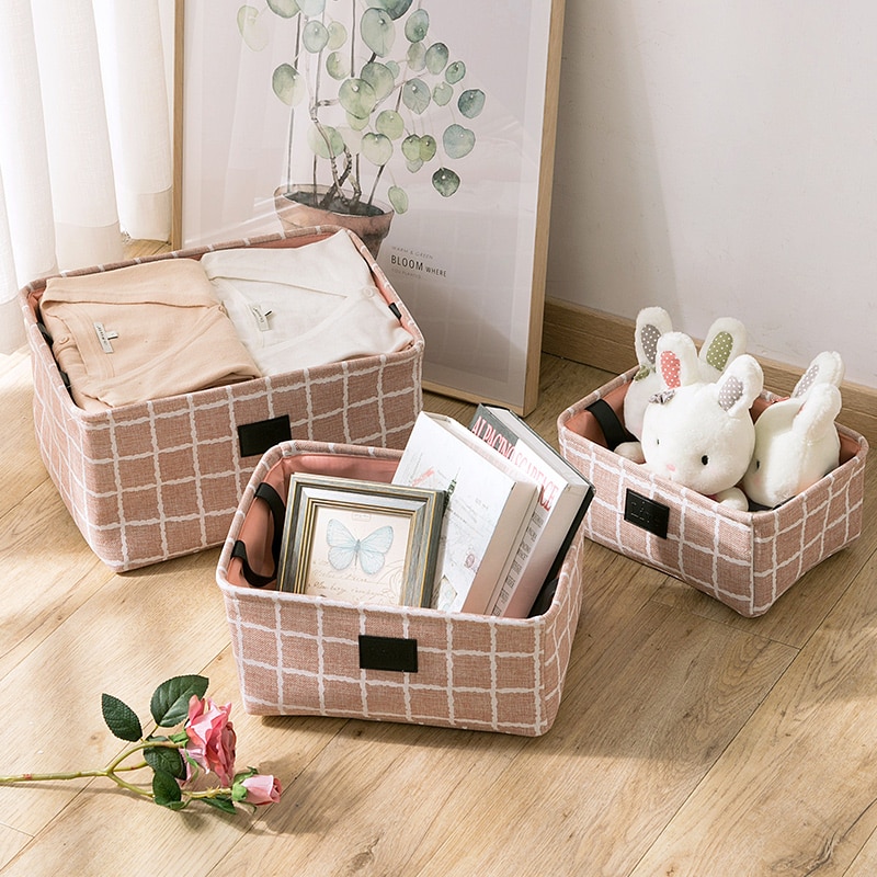 Foldable Storage Box with Handles