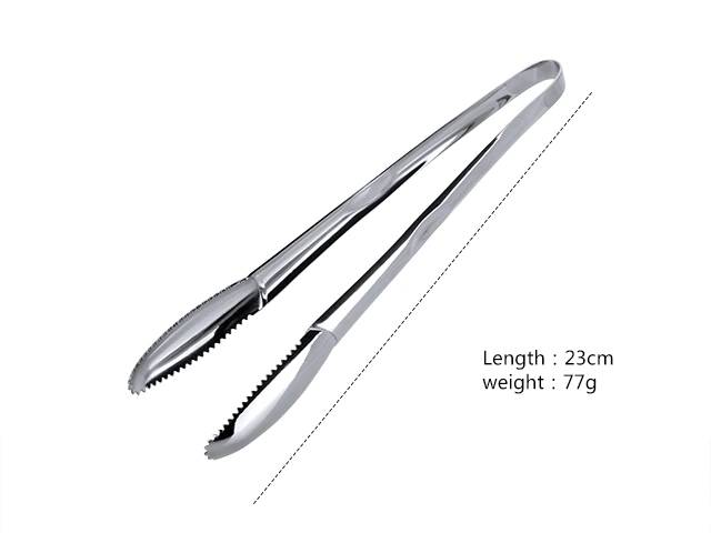 Stainless Steel BBQ Ice Tongs